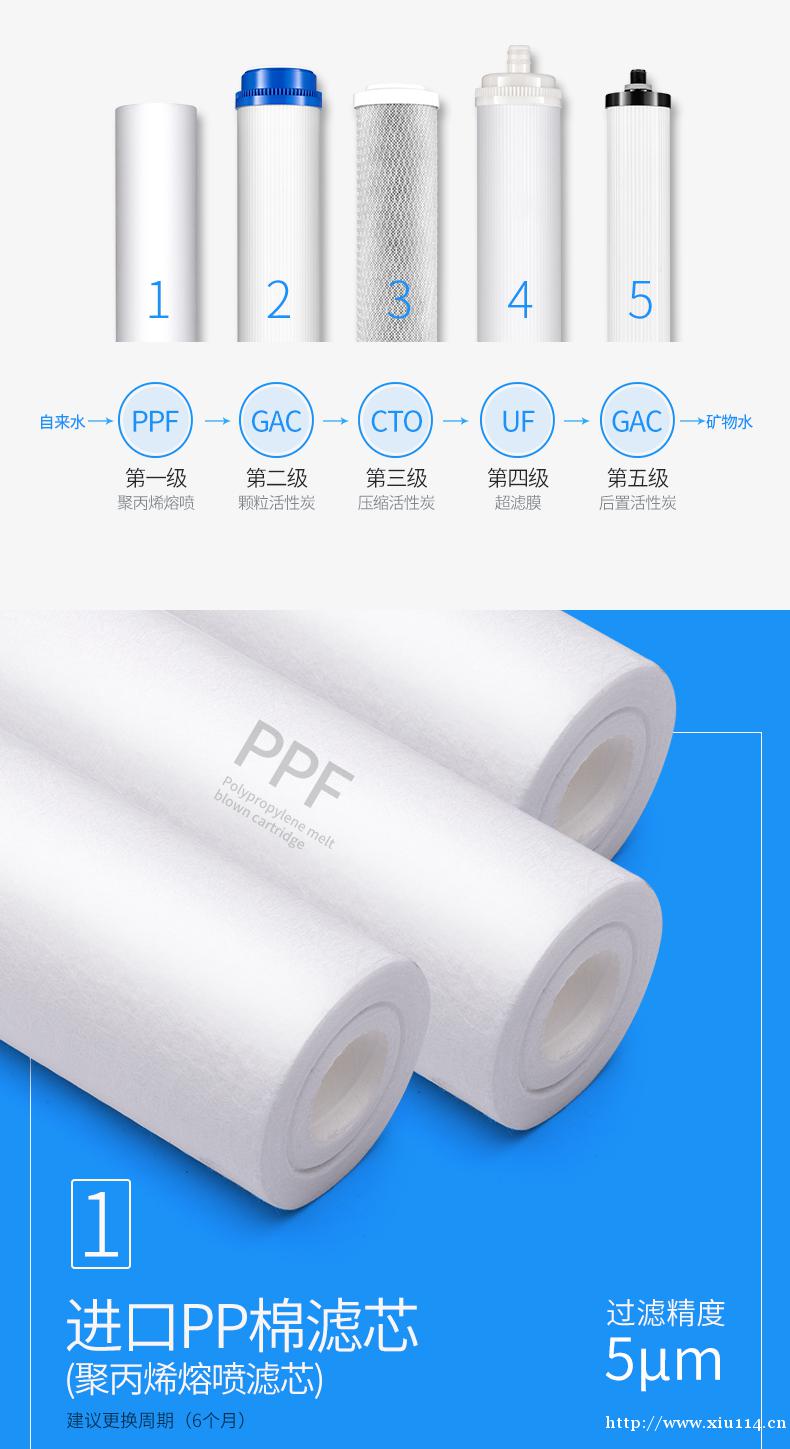 德国德克西净水器家用直饮超滤净水机