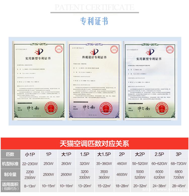 大1p匹家用冷暖型壁挂式节能空调挂机